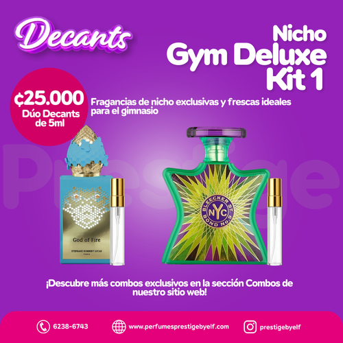 Kit Decants Nicho Gym Deluxe Kit 1 2x5ml Mujer