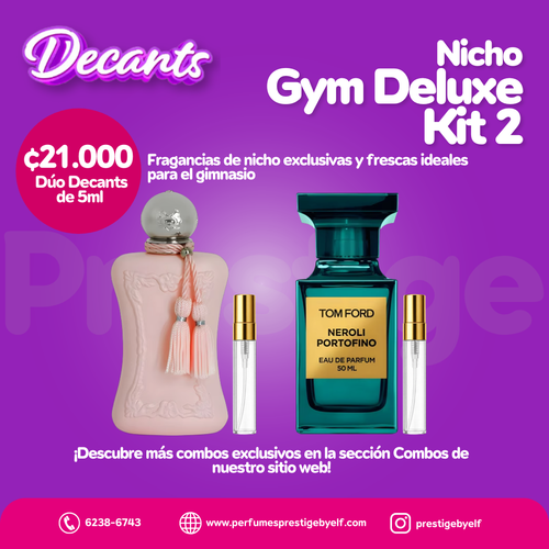 Kit Decants Nicho Gym Deluxe Kit 2 2x5ml Mujer