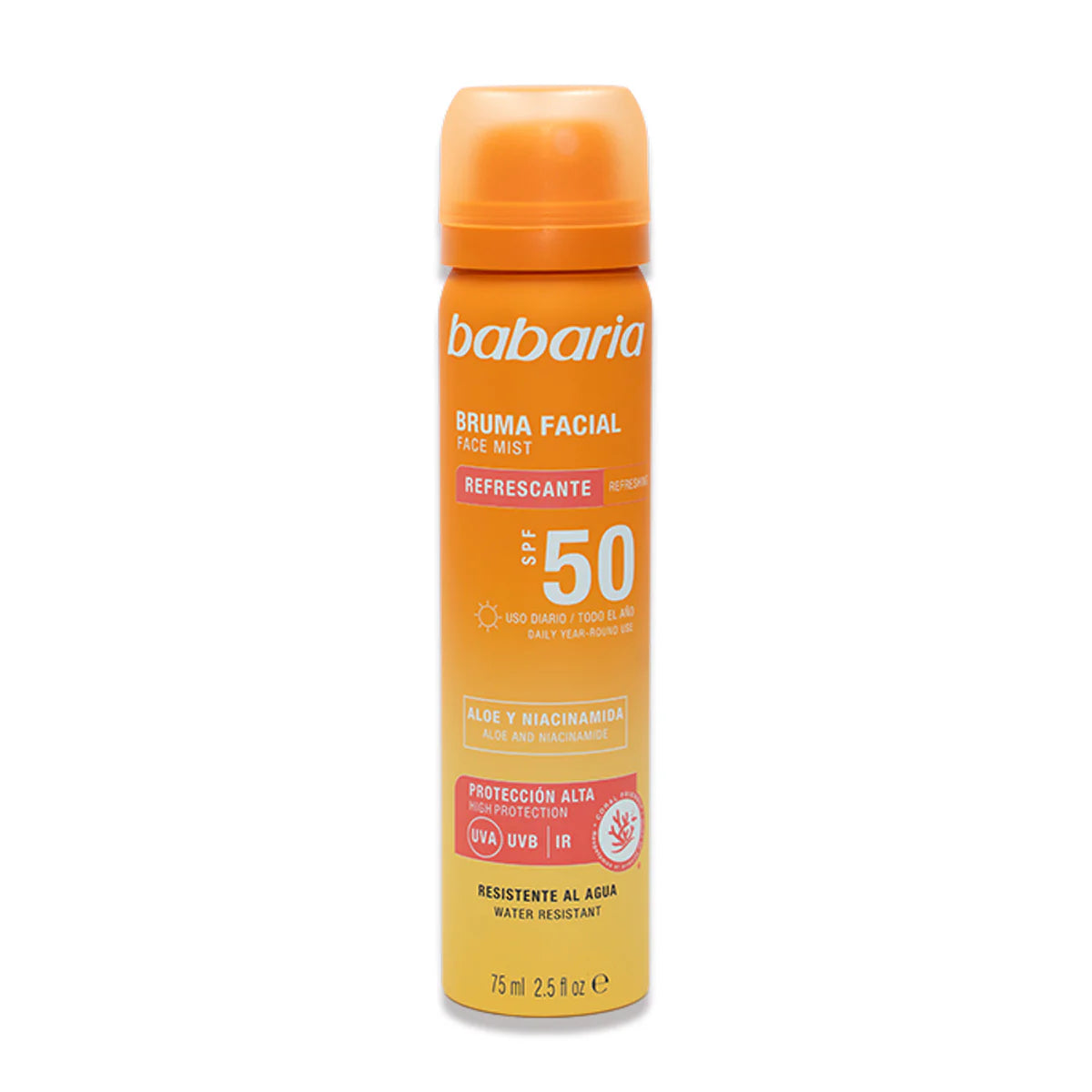 Babaria Protector Solar Bruma Facial F50 75ml