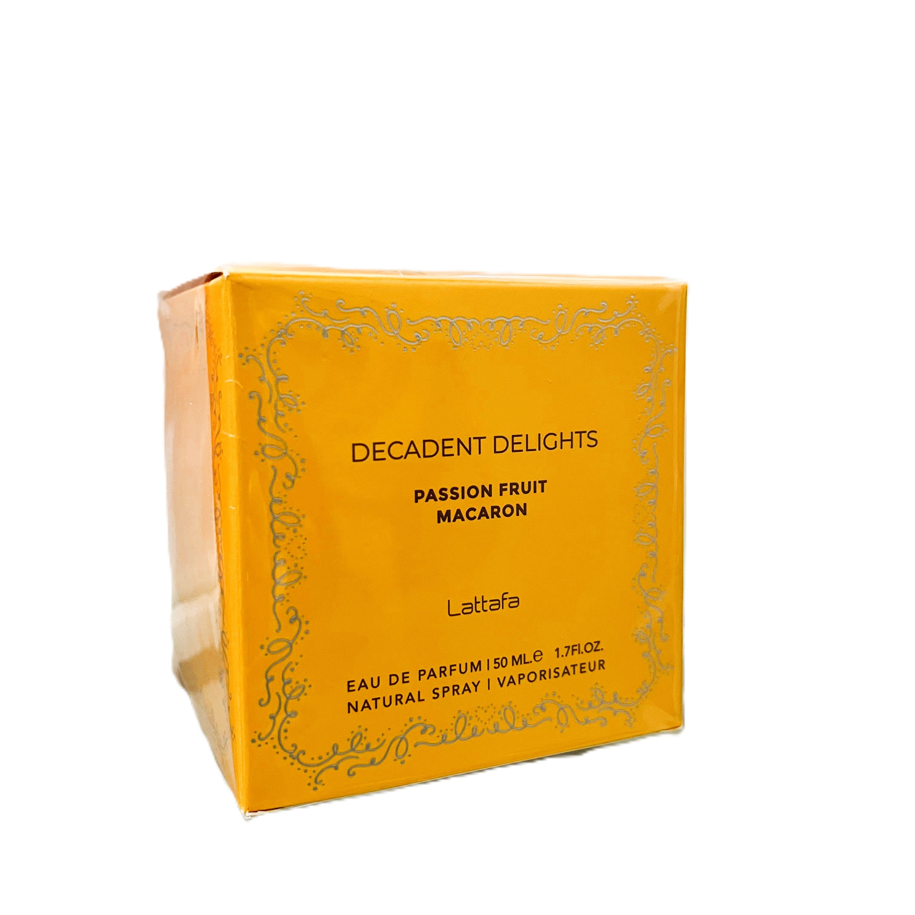 Lattafa Decadent Delights Passion Fruit Macaron EDP 50ml Mujer