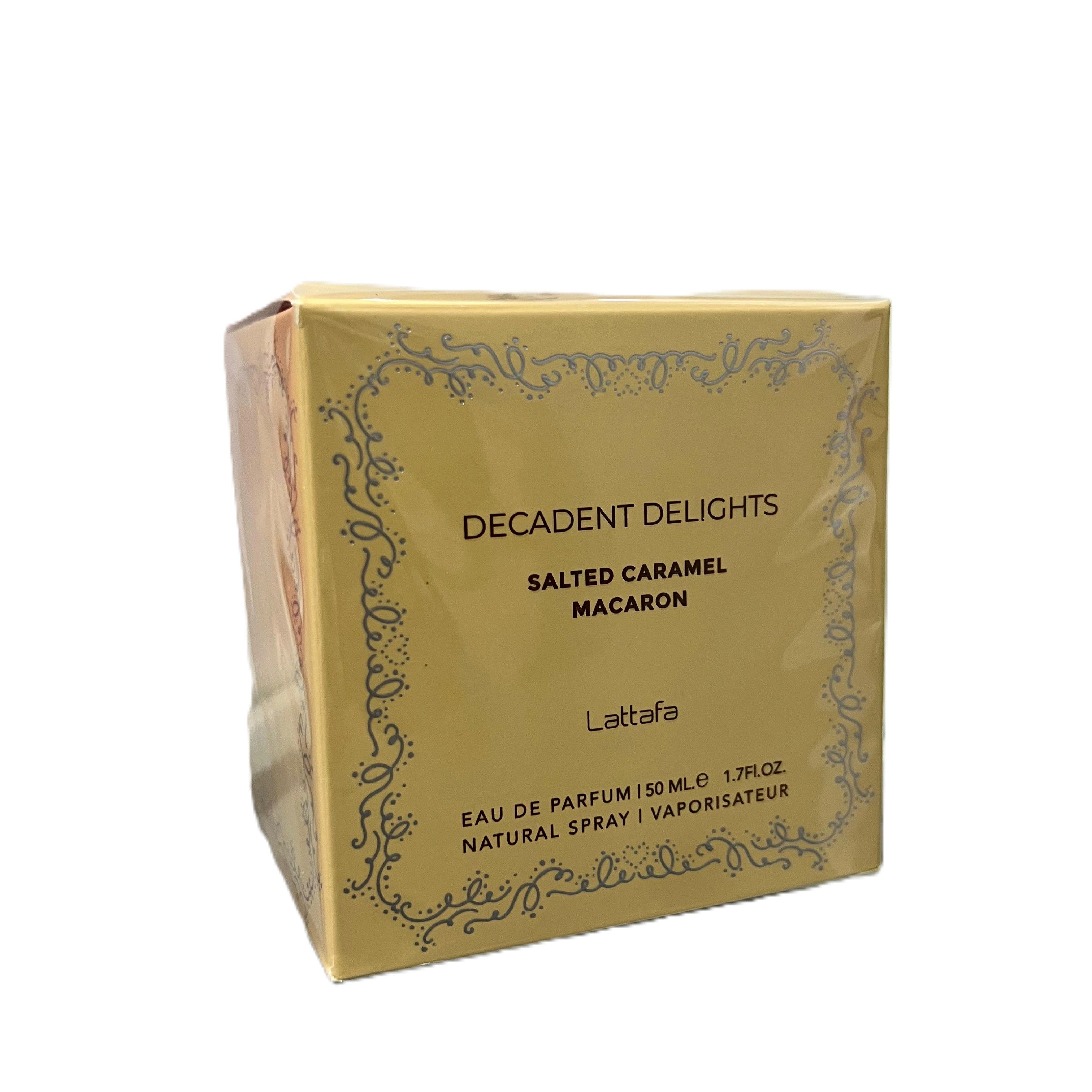 Lattafa Decadent Delights Salted Caramel Macaron EDP 50ml Mujer